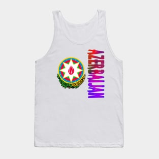 Azerbaijan Coat of Arms Design Tank Top